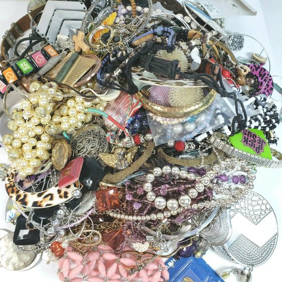 Unbranded Jewelry - Jewelry Craft Lot Repair Repurpose DIY 4lbs 11oz
